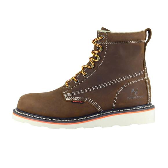 NEW BERRENDO men's soft toe work boots safety footwear electrical hazard rated i